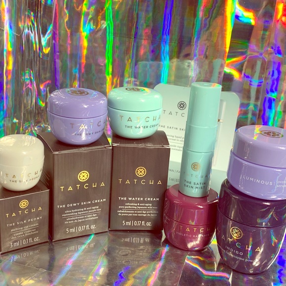 Tatcha Other - TATCHA Water Dewy Cream Silk PEONY Violet C Mask +